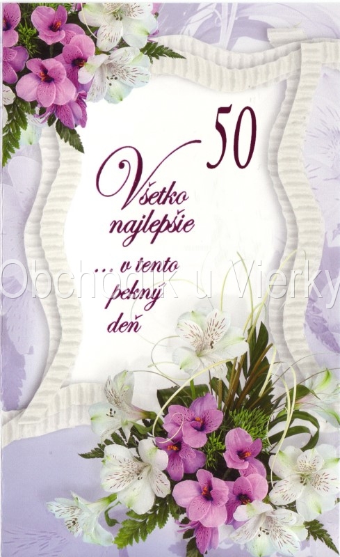 Jedlý obrázok narodeninové - 50 č.8050,12